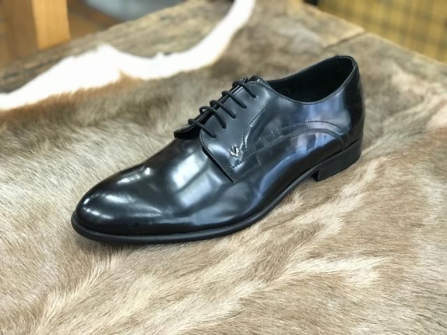 1053=0784PYM ZAPATO NEWMAN BLUCHER ANTIC NEGRO