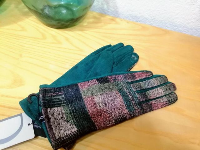 6804 GUANTES CUADRO VERDE DONATZELLI