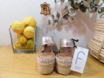 603500 CUÑA LUISA SHIMMER ORO FABIOLAS