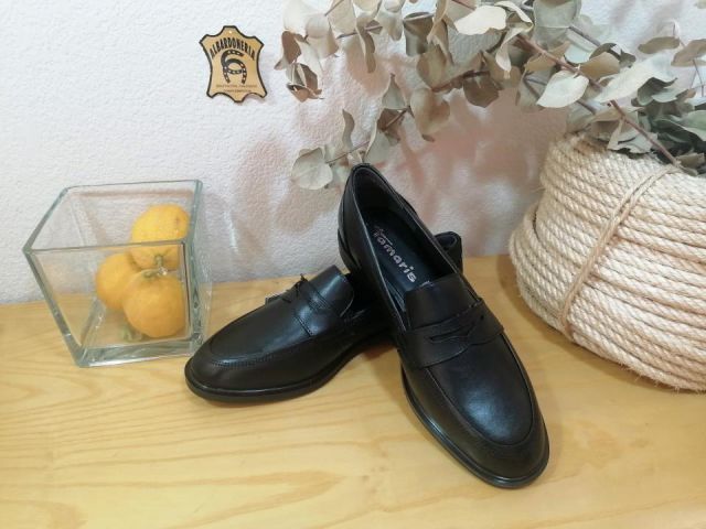 ZAPATO MOCASIN 24209 MAU BLACK  TAMARIS