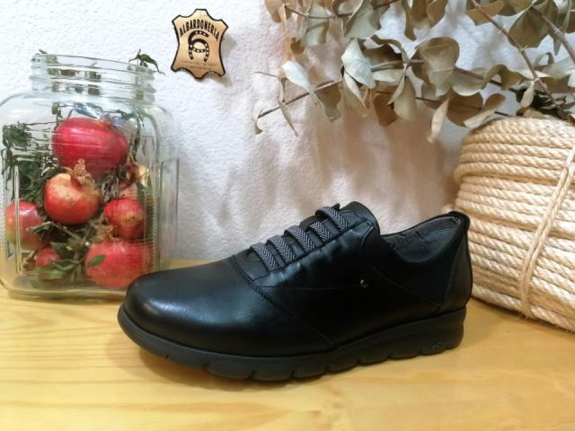 33268 ZAPATO F0354 SUSAN SUGAR NOBUCK NEGRO