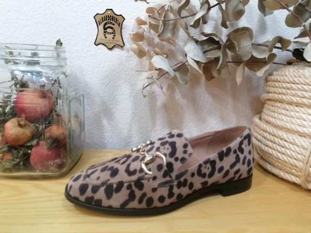 MOCASÍN AMA2011 LEOPARDO PIEDRA C2 LODI LOVE