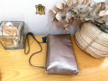BOLSO B305 MASAYA NAPA METAL HUMO P.MIRALLES