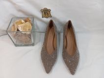 25405 ZAPATO DELICIAS ANTE ST TAUPE P.MIRALLES