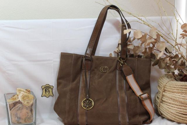 18607303-NON BOLSO SERRAJE TAUPE CARMELA