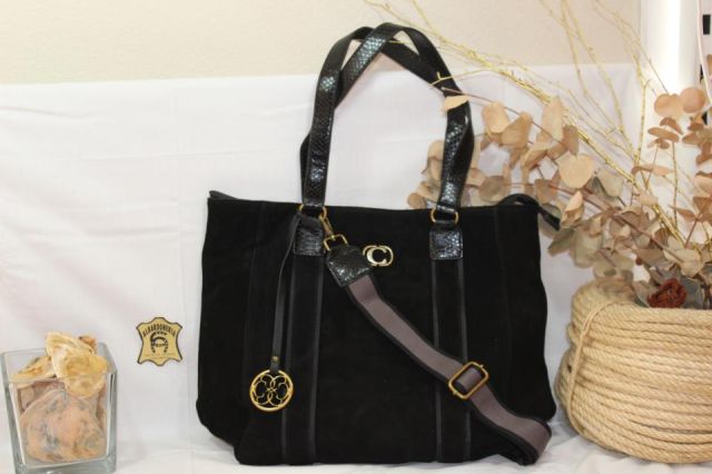 18607301-NON BOLSO SERRAJE NEGRO CARMELA