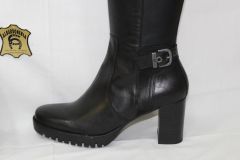100505 BOTA D8955SUNLM EVIE SUGAR NOBUK LAMBY NEGR