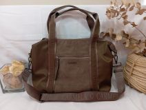 186019 BOLSO PIEL TAUPE CARMELA