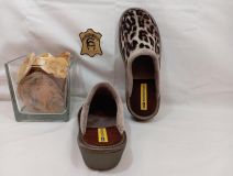 2158-0 ZAPATILLA CASA LINCE MARRÓN NORDIKAS