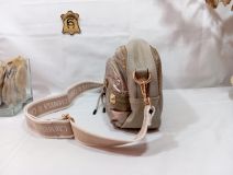 18610903  BOLSO SRA. TEXTIL BEIG CARMELA