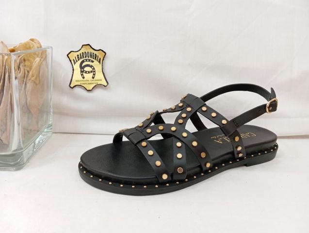 16239201-S6A2 SANDALIA PIEL NEGRO CARMELA
