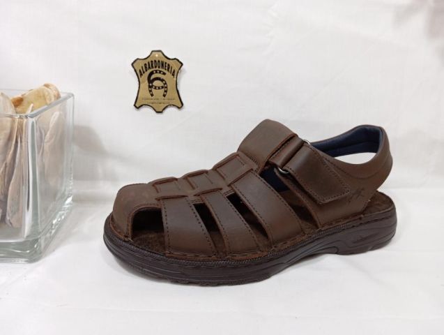 505266 SANDALIA AZORES F2198 GAUCHO MARRÓN