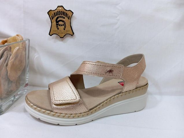 505281 SANDALIA LEZA F2137 ALUMIN PLATINO FLUCHOS