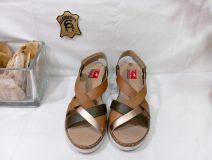 505276 SANDALIA LEZA F2135 HABANA DORE FLUCHOS