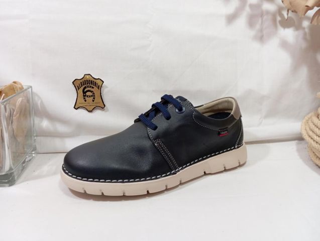 57700 ZAPATO FLEXIBLE GRAIN AZUL CALLAGHAN