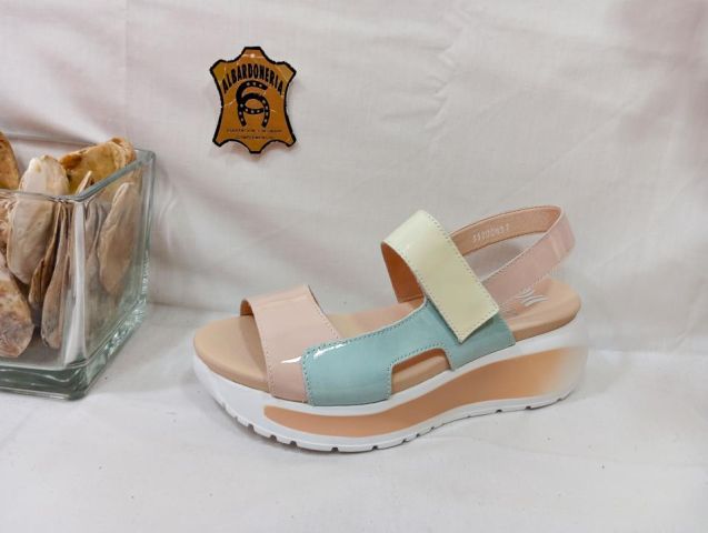 35200 SANDALIA BERTA ROSE/AQUA CALLAGHAN