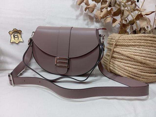 22-1050 BOLSO RUGA PIEL VACUNO NUDE 27X19X8