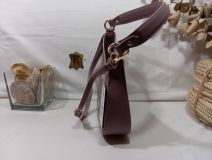 26-1025 BOLSO RUGA PIEL VACUNO NUDE 28X16X7