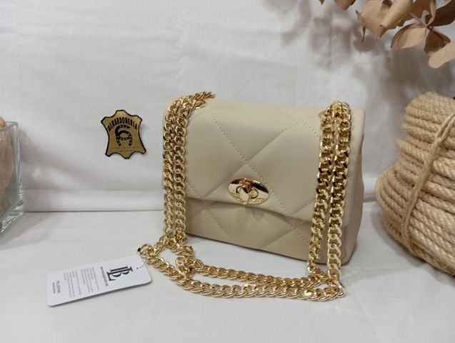 16-1090 BOLSO SAUVAGE PIEL VACUNO BEIG 20X15X8