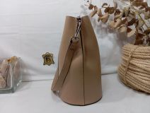 14-1080 BOLSO DOLLARO PIEL VACUNO CAMEL 23X28X16