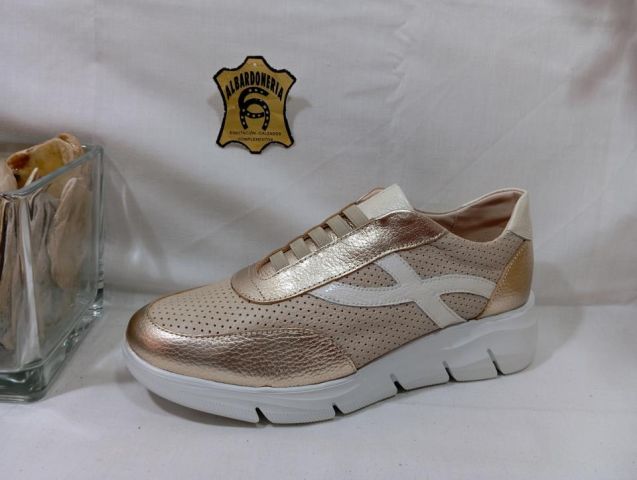 26460 DEPORTIVO COMBI LINO BEIG/ORO 24 HRS