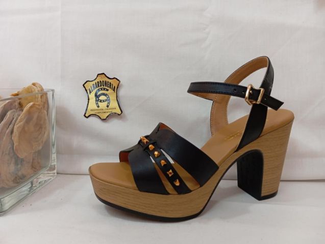 15435 SANDALIAS ALFA NEGRO WEEKEND