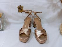 17177 SANDALIA NAPA METAL ORO ROSA P.MIRALLES