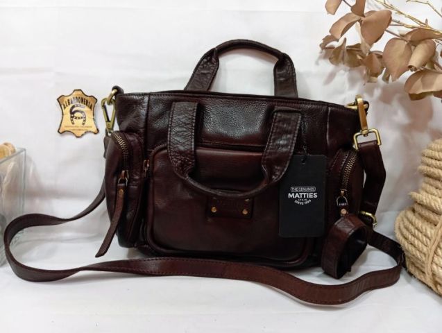 2080080 BOLSO PIEL MARRÓN MATIAS