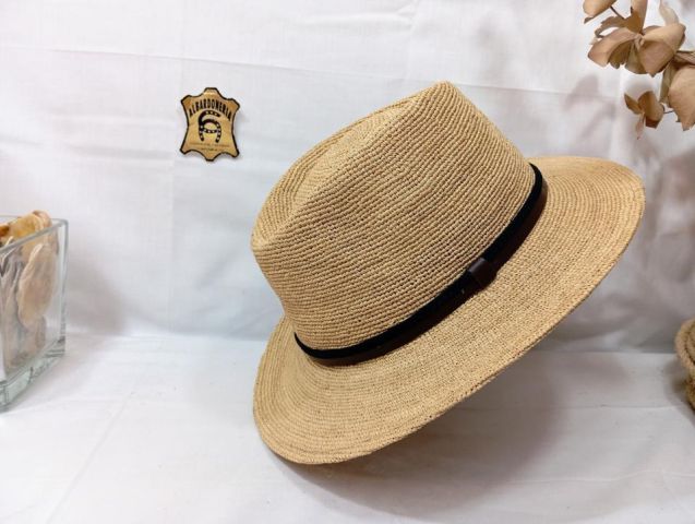97020 SOMBRERO RAFIA CROCHET NATURAL CORRE BEIRETS