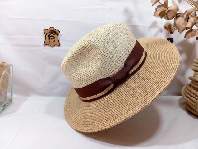 222/2504-65 SOMBRERO CINTA BEIGE TABACO