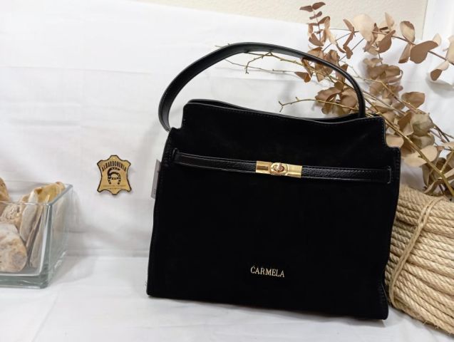 18616804-NON BOLSO HOMBRO SERRAJE NEGRO CARMELA