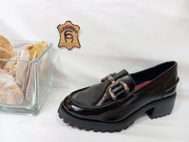 26565 ZAPATO MOCASÍN PALAK NEGRO 24 HRS