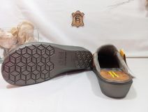 2380-8 ZAPATILLA CASA AFELPADO CUERO NORDIKAS