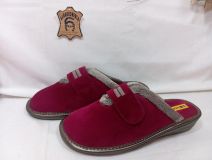 6347-8 ZAPATILLA CASA AFELPADO RUBÍ NORDIKAS