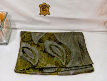 41803 FULAR LISO GASA PAISLEY 100%P