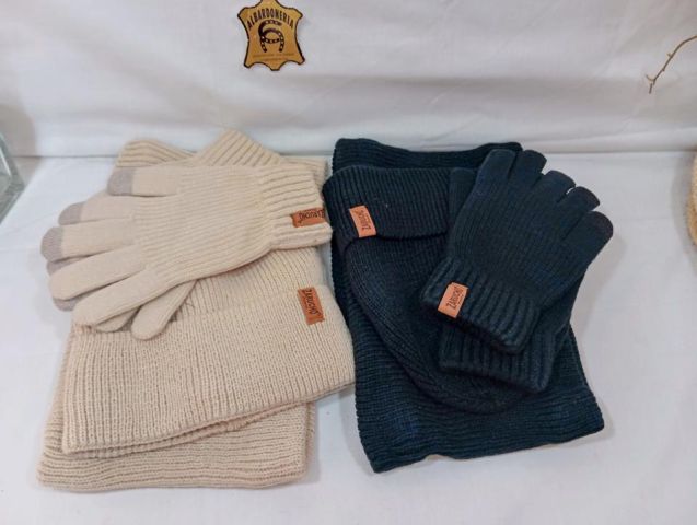 44000040 SET 3P GORRO-BRAGA-GUANTE LISO 100%A