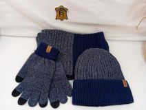 44000048 SET 3P GORRO-BUFANDA-GUANTE BICOLOR 100%A