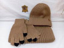 44000049 SET 3P GORRO-BUF-GUAN LISO ENGOMADO 100%A