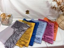 41000739 PASMINA LISA REVERSIBLE FLECOS 70*180CM