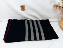 41406 BUFANDA LISA FRANJAS 55*200CM