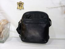 7205 BOLSO COLGAR PIEL NEGRO/MARRÓN/CUE J.L. PIEL