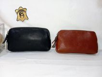 72016 BOLSO COLGAR PIEL NEGRO/MARRÓN/CUE J.L. PIEL