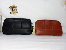 72016 BOLSO COLGAR PIEL NEGRO/MARRÓN/CUE J.L. PIEL