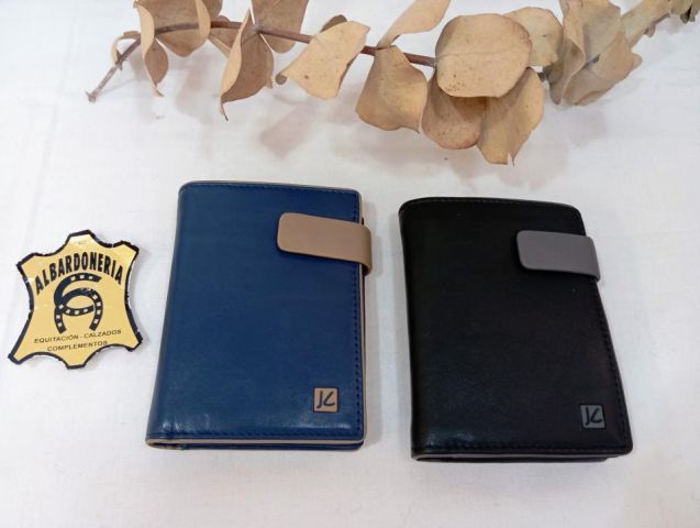 54956 BILLETERO GUM VERTICAL C/BROCHE  J.L.PIEL