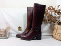 59535 BOTA LEXI D8610-SUNB SUGAR NOBUK BURDEOS VIN