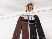 11635 CINTURON PIEL VAQUETA  NEGRO  POSSUM