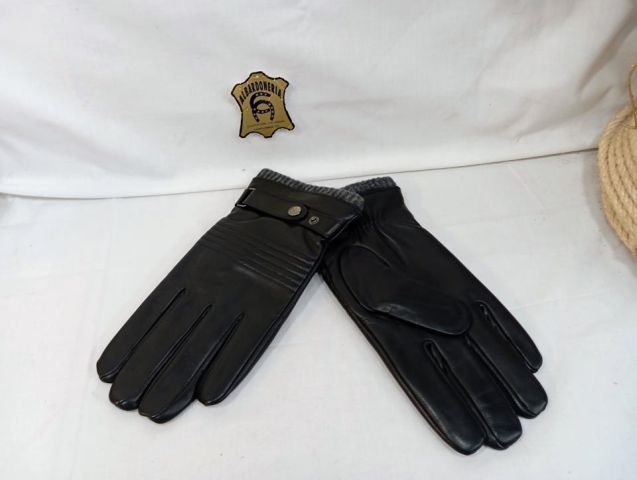 M22-11 GUANTE PIEL/PUNTO CRO. NEGRO BOCCOLA