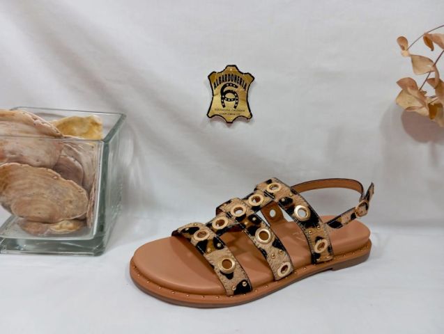 16320802-S8A1 SANDALIA SRA. PIEL LEOPARDO CARMELA