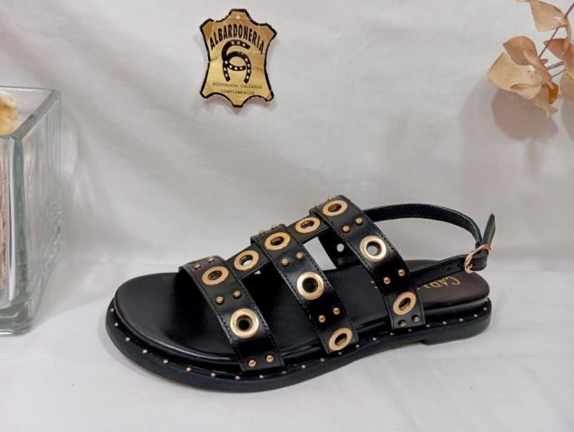 16320803-S8A1 SANDALIA SRA. PIEL NEGRO CARMELA