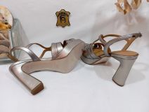 18189 SANDALIA NAPA METAL ACERO  P. MIRALLES